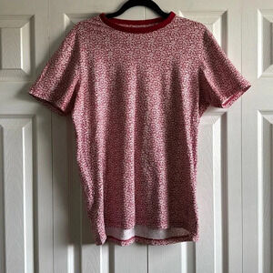 Peter Werth | Red & White Flower Tee | size S/M